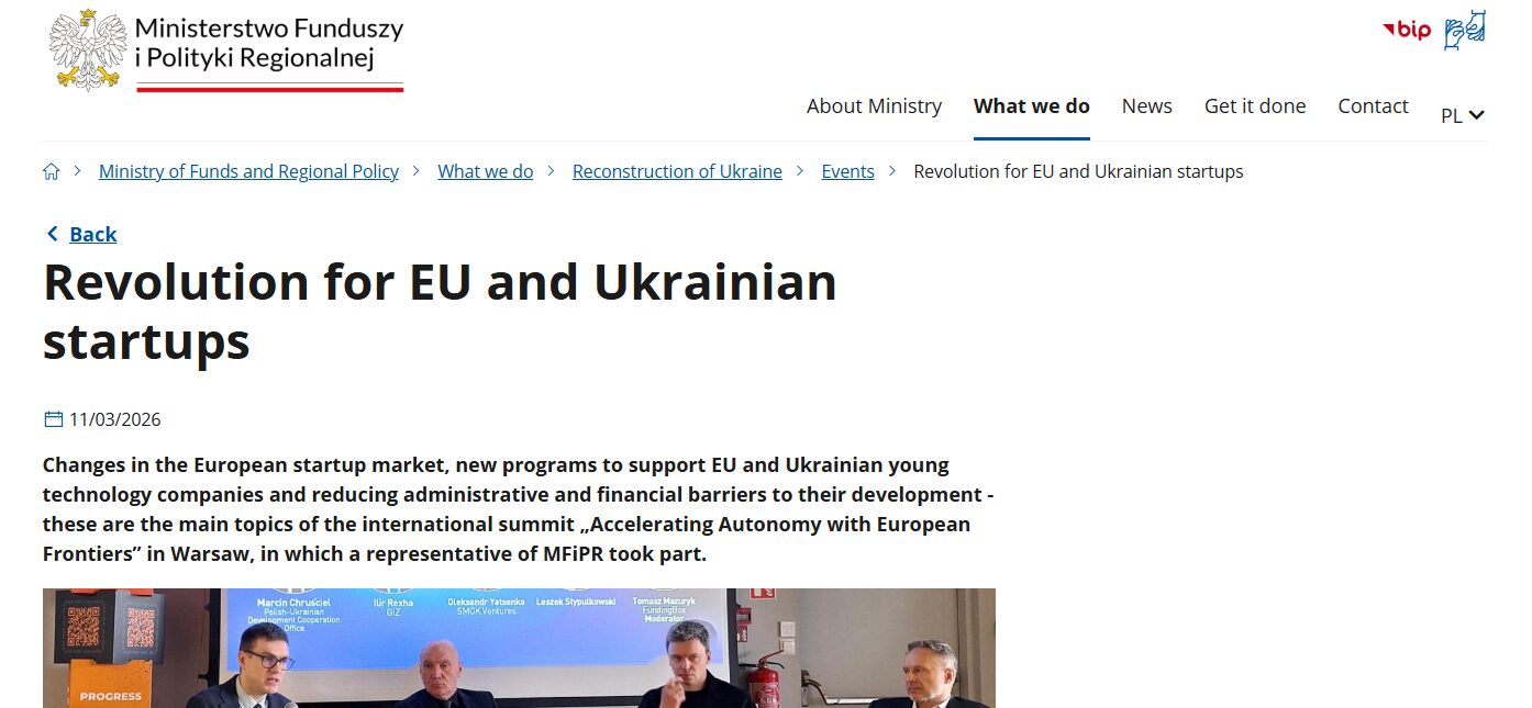 A revolution for EU and Ukrainian startups