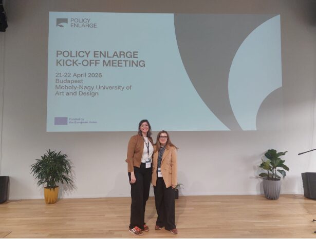 Maria Roca & Mayte Carracedo at the Policy Enlarge Kick Off Meeting, April 2026, Budapest, Hungary